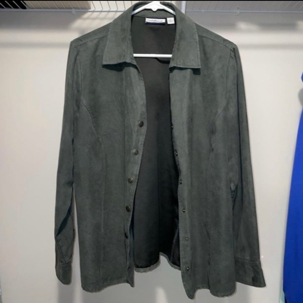 Croft and Barrow Faux Suede Jacket